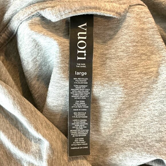 Vuori Halo Essential Hoodie Gray Camo Pullover DreamKnit Size L Large Women's - Picture 8 of 8